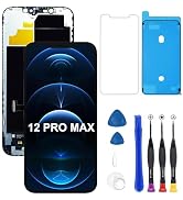 Amazon | jasfiuay for iPhone 12 Pro Max 液晶パネル LCD 画面交換